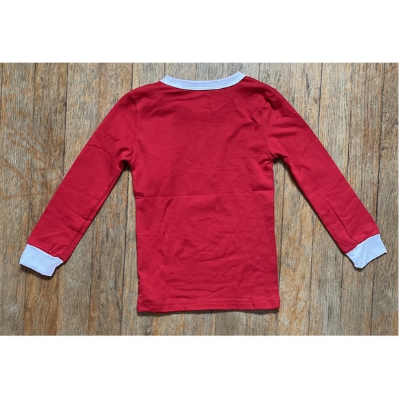 Coral Bee Kids Red & White Pajama Set ~ sz 5 - Picture 3 of 5